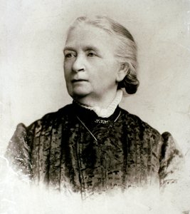 リソルジメント。「イギリス人作家ジェシー・ホワイト・マリオ（1832-1906）のポートレート、ジュゼッペ・ガリバルディの遠征時の看護婦、イタリアの愛国者アルベルト・マリオの妻」 19世紀末の写真。プライベートコレクション 作： Unknown artist