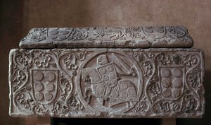 宮家の騎士（おそらく宮家のヒュー）のサルコファガス 1292年トゥールーズ、ジャコバン派の教会 作： Unknown artist