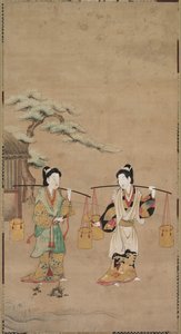 能楽の様子 作： Unknown artist