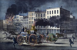 アメリカの消防士の日常風景 作： Unknown artist