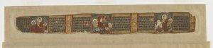 <em>Prajna-paramita</em> 写本からのブッダの生涯の場面