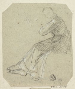 横顔の女性 作： Unknown artist