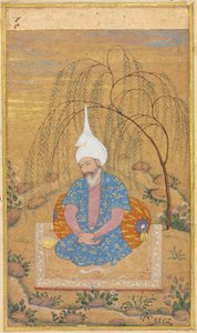シャー・タフマスプ1世 (1514-1576) 風景の中に座る 作： Unknown artist