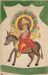 Sheetaladevi: 天然痘の女神 (直腸) 作： Unknown artist