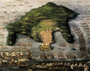 コルフの包囲戦（ギリシャ）作者不明 作： Unknown artist