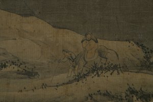 雪景色、1368年から1644年の間（墨、絹） 作： Unknown artist