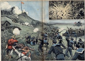 スペインと北米の間で起きた米西戦争またはキューバ独立戦争（1868年～1898年 作： Unknown artist