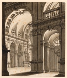 舞台美術、ルネサンス建築内装 作： Unknown artist