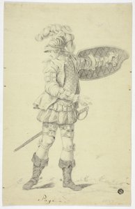 盾と剣の立ち絵 作： Unknown artist