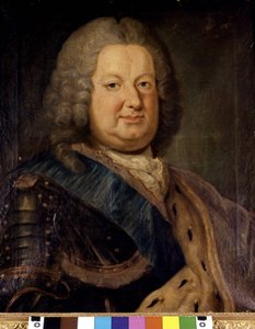 スタニスワフ・レシチンスキ（スタニスラス1世st、ポーランド王）（1677 - 1766）。絵を描くこと。パリ、Bibl.Polish。