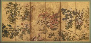 夏と秋の花 作： Unknown artist