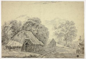 ファームのわらぶき小屋