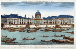 The College of Four Nations - engraving 作： Unknown artist