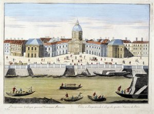 The College of Four Nations - engraving 作： Unknown artist
