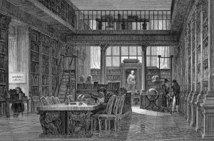 パリのフランス学士院 - INSTITUTE DE FRANCEの閲覧室-。 作： Unknown artist