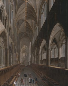 O Interior da Abadia de Westminster 作： Unknown artist