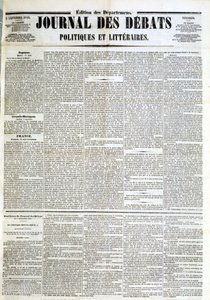The Journal of Debates of 05/09/1845 作： Unknown artist