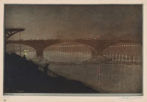ソルフェリーノ橋：夜の効果 作： Unknown artist
