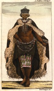 ホッテントットのヴィーナス、ボーキマンの女（ホッテントットのヴィーナス）1820年の旅行記のエングレーヴィング。ミラネーゼ． 作： Unknown artist
