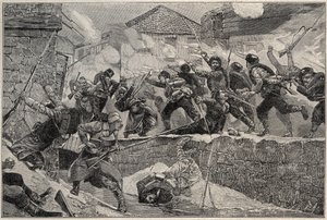 セルビアとブルガリアの戦争、ブルガリア-セルボ・ブルガリア戦争1885-ピロトの戦い1885.11.27-セルボ・ブルガリア戦争ピロトの戦い1885 作： Unknown artist