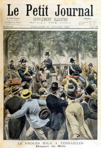 ヴェルサイユでのゾラ裁判 - 1898年7月31日付「Le Petite Journal」紙にて