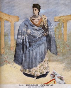 1894年のフォリー・ベルジェールでの美しいオテロの姿 作： Unknown artist