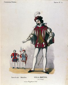 ジュゼッペ・ヴェルディ（1813-1901）のオペラ『リゴレット』に登場するマンチュア公爵。 作： Unknown artist