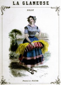 The gleaneuse, waltz for piano. 作： Unknown artist