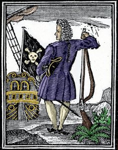 海賊の「紳士」ステデ・ボネ（1688～1718）。