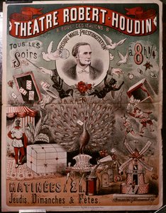 ロベール・フーダン劇場ポスター、1860-75年頃（ポスター） 作： Unknown artist