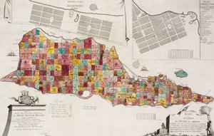 EglandetStの信頼できる地図。 Croix udi America、コペンハーゲン、1754、1754 作： Unknown artist