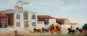 トラファルガー」舞台馬車 1860年頃（油彩・キャンバス） 作： Unknown artist