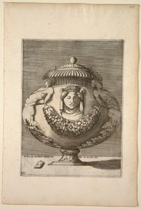 フィギュア、リンソー、花瓶で飾られた花瓶、1543年 作： Unknown artist