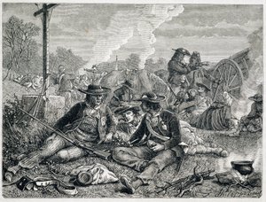 Vendean insurgents - engraving