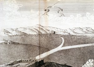 スルタニーの眺め - "シャルダン騎士団の黒海とコルチデ号によるペルシャと東インド諸島への航海記 "より 作： Unknown artist