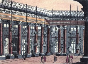 ショーンブルン城（オーストリア皇室の旧居）の儀式用ホールの眺め（1820年の刻印 作： Unknown artist