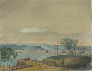 1807年のワシントン市街の眺め 作： Unknown artist
