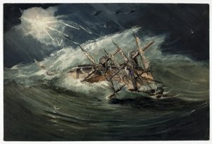 西インドハリケーン 作： Unknown artist