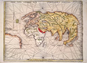プトレマイオス後の世界地図