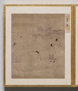 源氏物語挿画帖よもぎパッチ 作： Unknown artist
