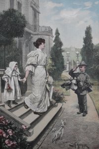 若々しい行商人、行商人 作： Unknown artist