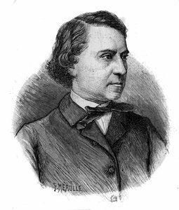 フランスの政治家・歴史家であるルイ・ブラン（1811-1882）の肖像。 作： Unknown artist