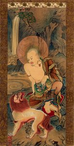 羅漢図 日本 鎌倉時代後期 14世紀 1886年 作： Unknown follower of Ryozen