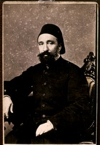 Ahmed Selik MIDHAT Pasha (1822-1863) オスマン帝国の政治家（写真）。 作： Unknown photographer