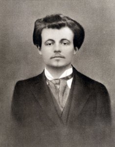 アルフレッド・ジャリ、1900年頃（モノクロ写真）
