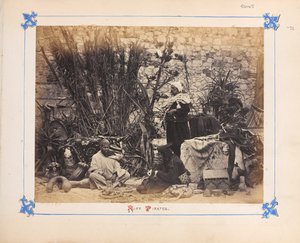 役員の朝食？混乱、第86連隊、ジブラルタル、1866年頃 作： Unknown