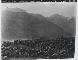 「発砲をやめる」、第1英国山岳砲台、ブラックマウンテン遠征、1891年 作： Unknown photographer