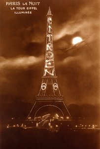 シトロエン」、エッフェル塔、近代・装飾美術国際博覧会、1925年7月4日（写真） 作： 未知の写真家
