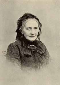 クララ・シューマン（クララ・ヴィーク、1819-1896）老年のドイツ人ピアニスト（版画）