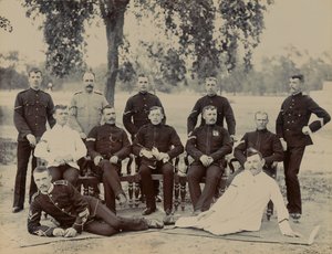 ？C？の伍長カンパニー、第1大隊、ベッドフォードシャー連隊、1890年頃 作： Unknown